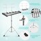 32-Note Glockenspiel Xylophone Set with Adjustable Stand and Carrying Bag